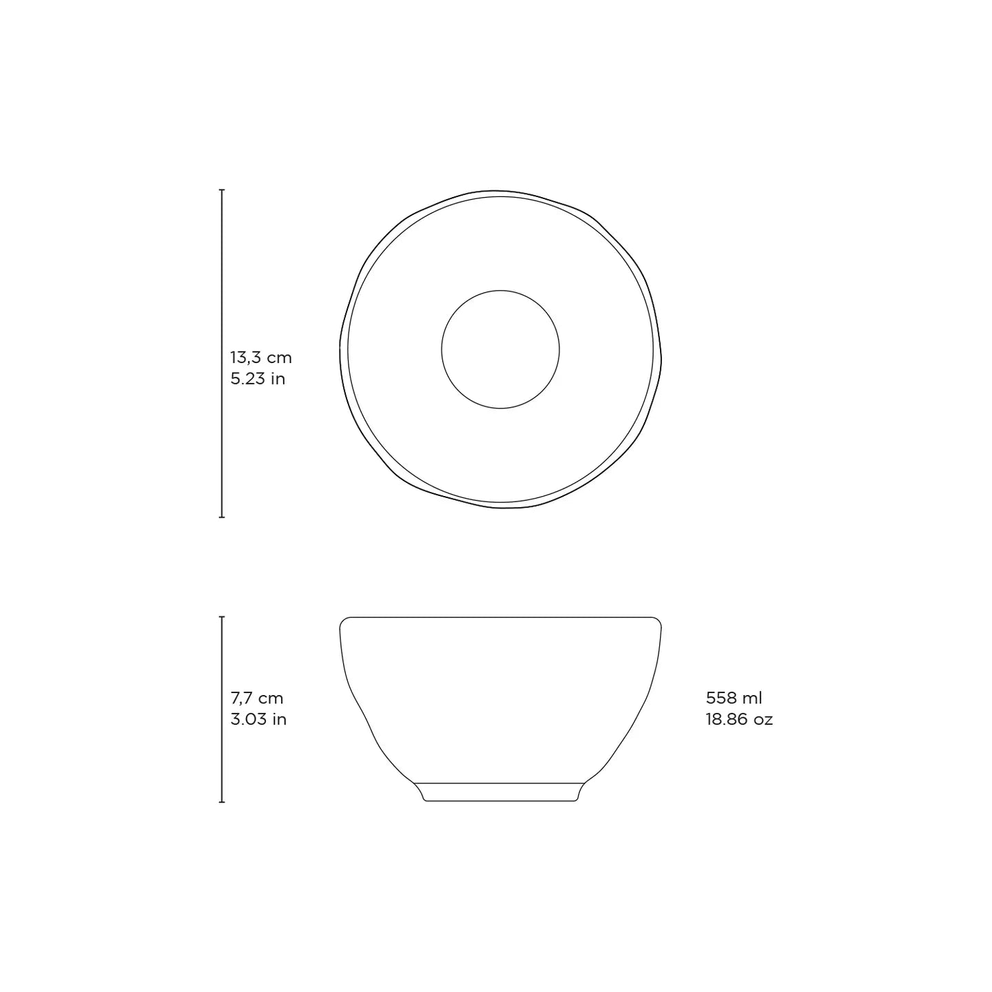 Porto Brasil | Terracota Soup/Fruit Stoneware Bowl, 18.87 oz