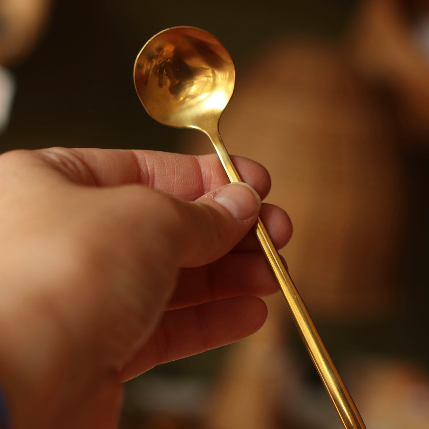 Fodory | Gold Plated Stainless Steel Stirring Spoon