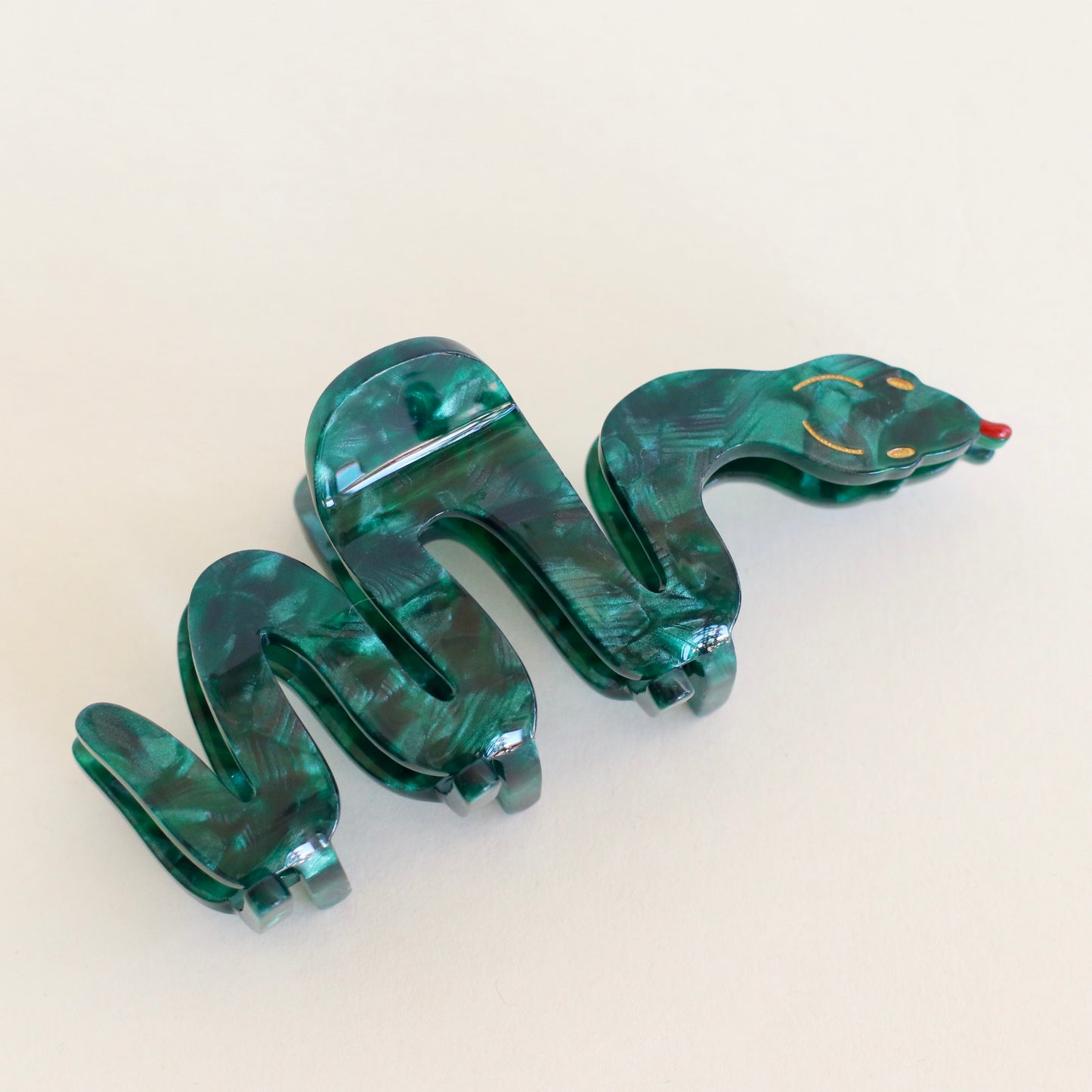 Diva | Green Snake Claw Hair Clip