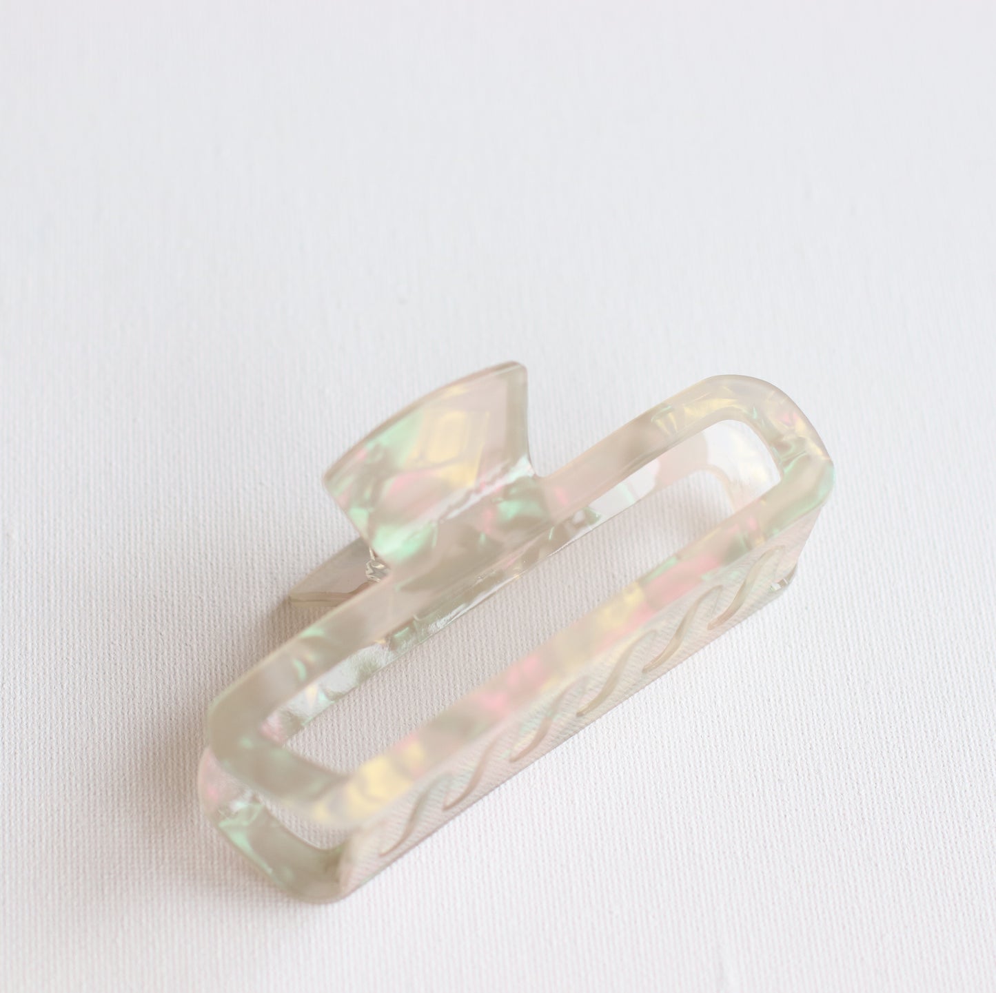 Anarchy | Rectangle Hair Clip in Abalone