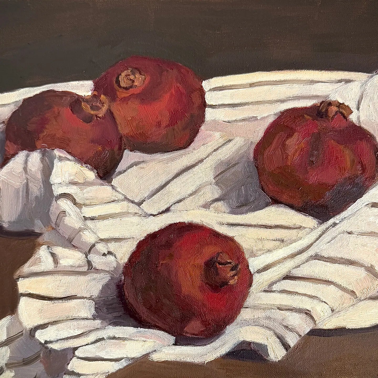 Katie Jo Art | 'Pomegranates and Cloth' Print, 8 x 10