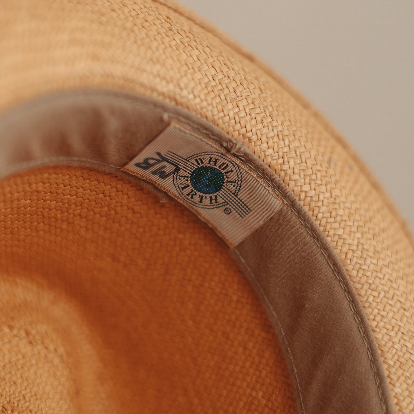 whole earth woven fedora hat
