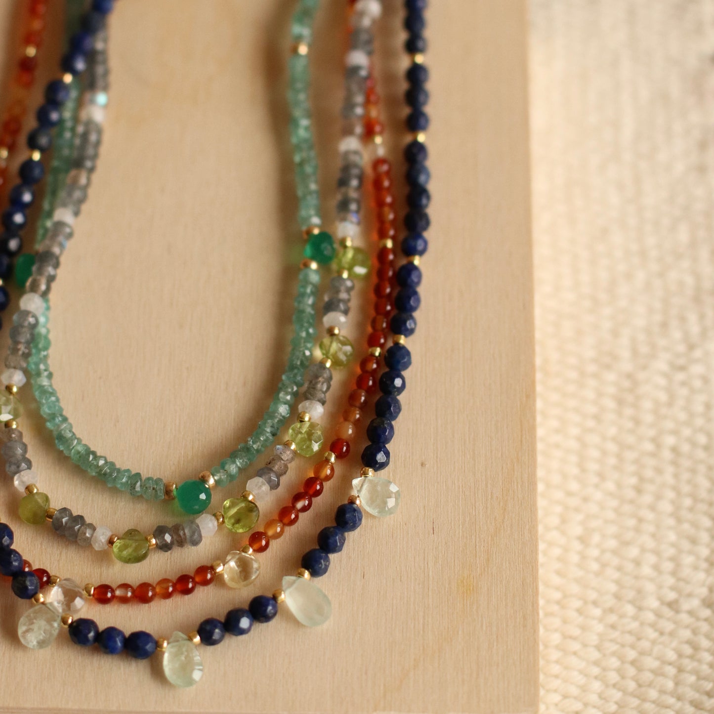 Cire’ Alexandria | Carnelian and Citrine Gemstone Necklace