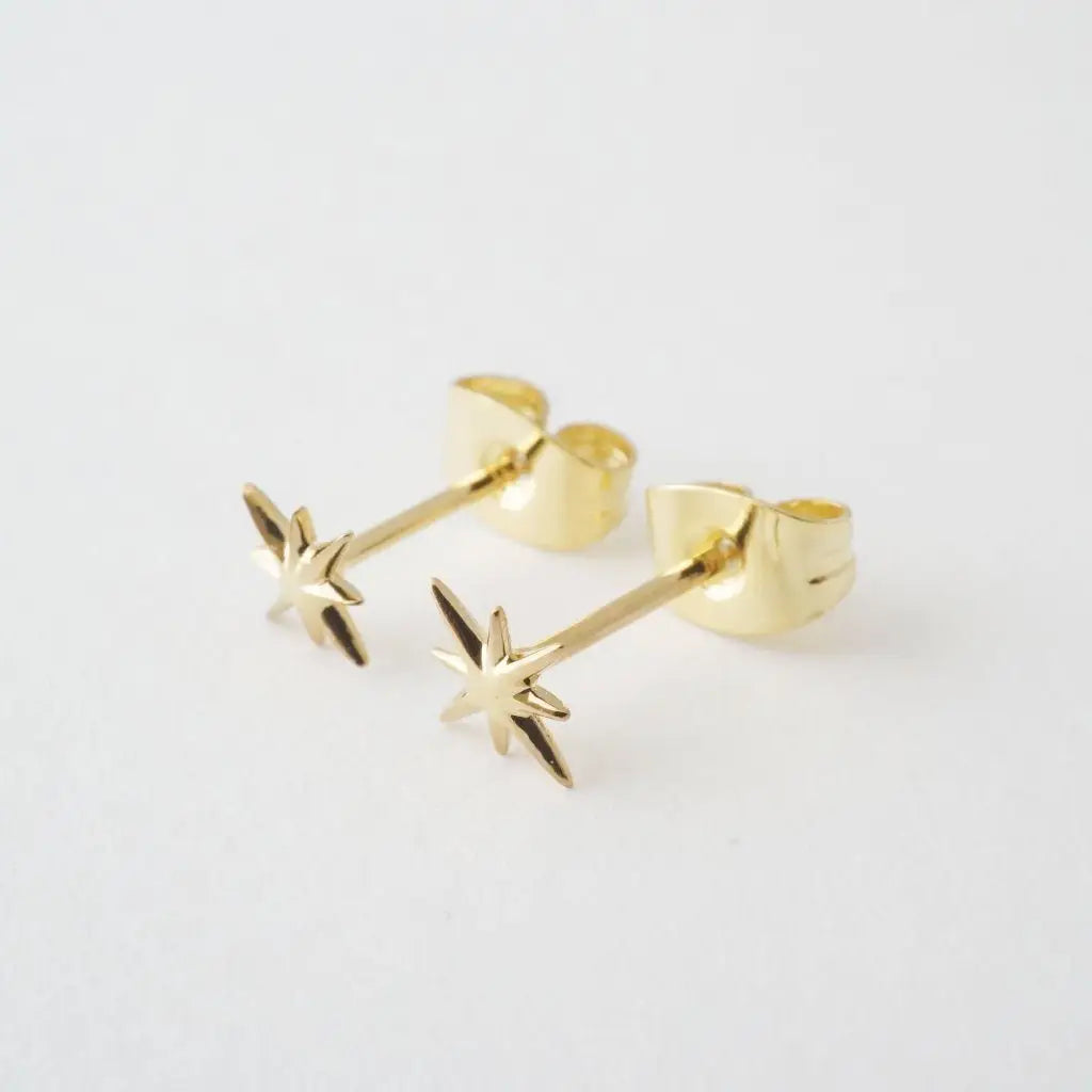 Honeycat Jewelry | Celestial Starburst Studs