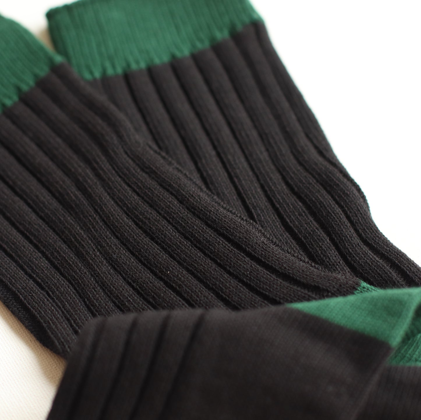 Tiepology | Two Tone Socks, Green