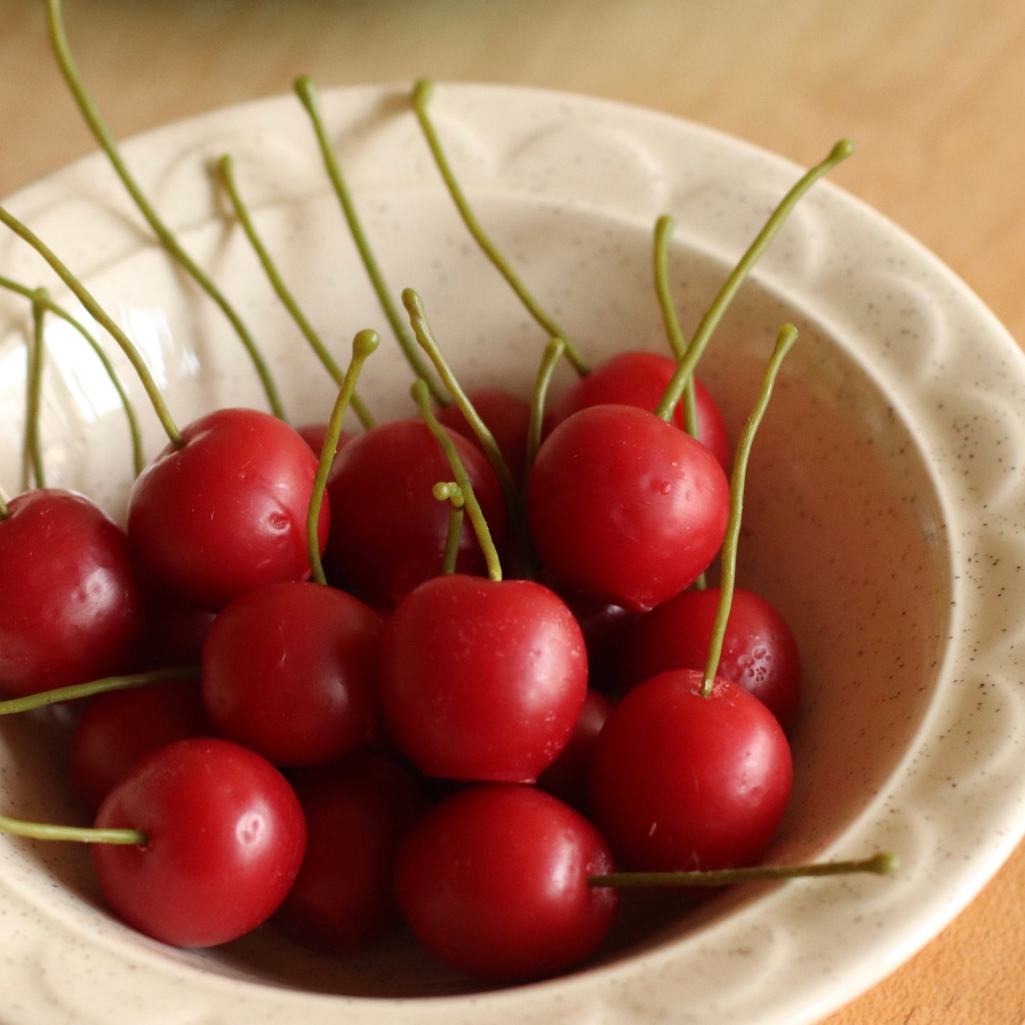 The Wax Pantry | Individual Cherry Beeswax Birthday Candle