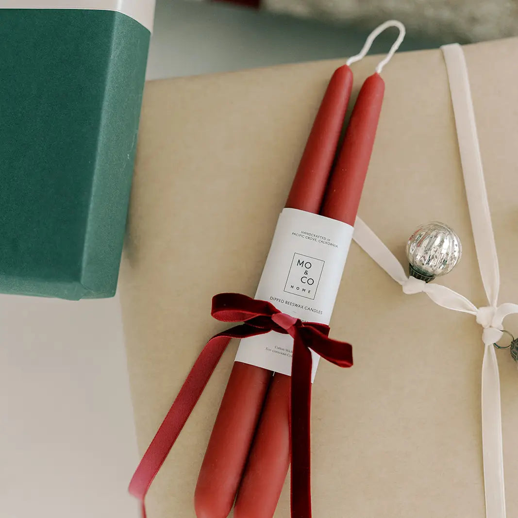 Mo & Co | Berry Red Tapers