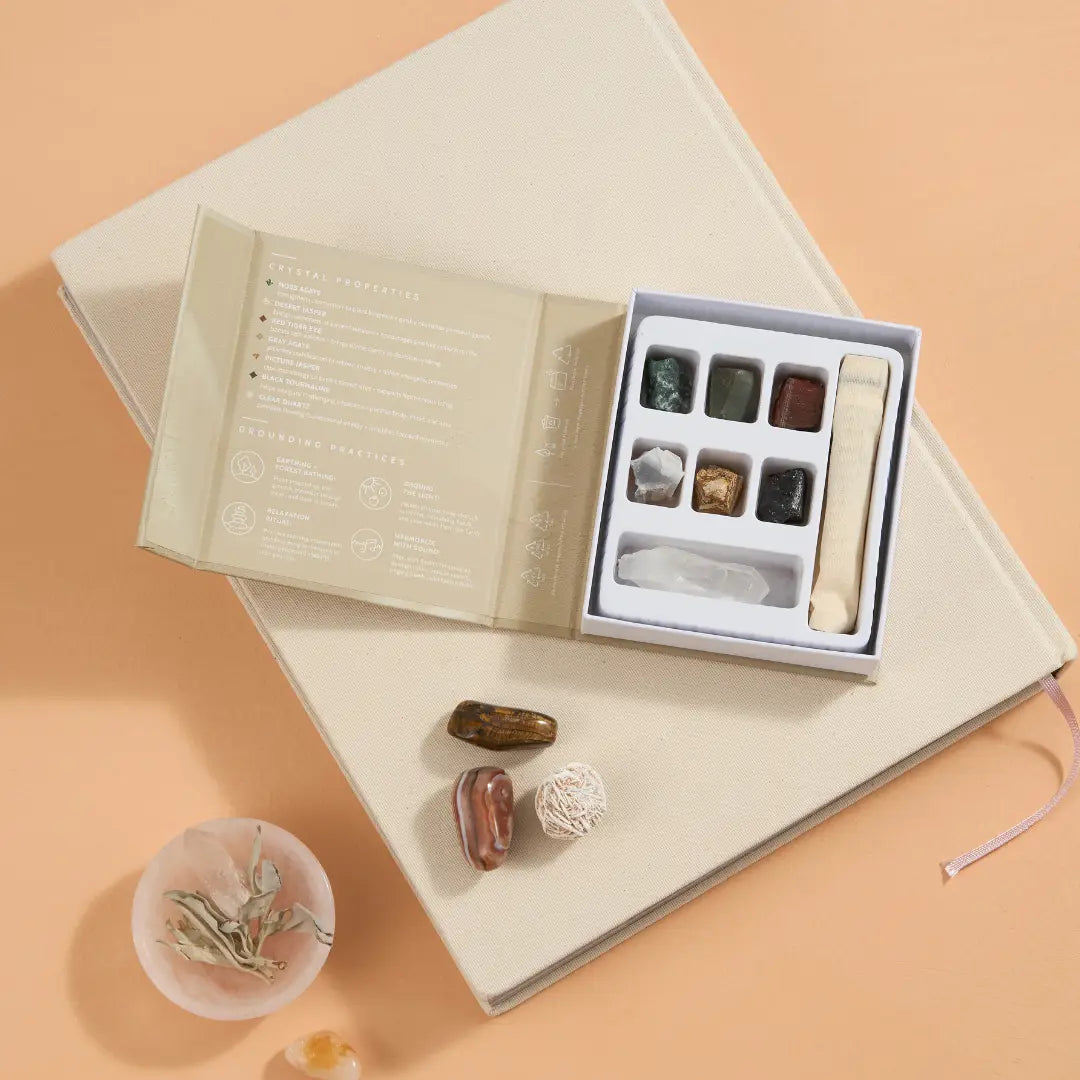 Geo Central | Grounding Stones Boxed Crystal Collection