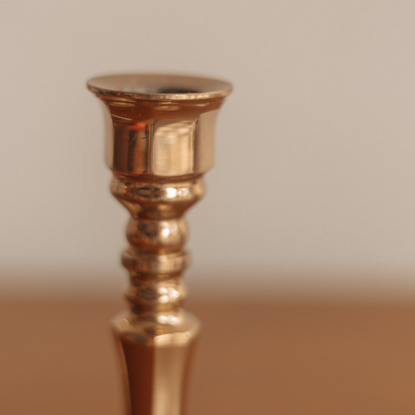 Gold Candlesticks, Pair