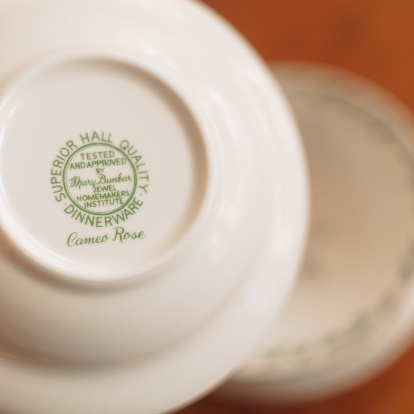 “Cameo Rose” Dessert Bowl, Set of 6