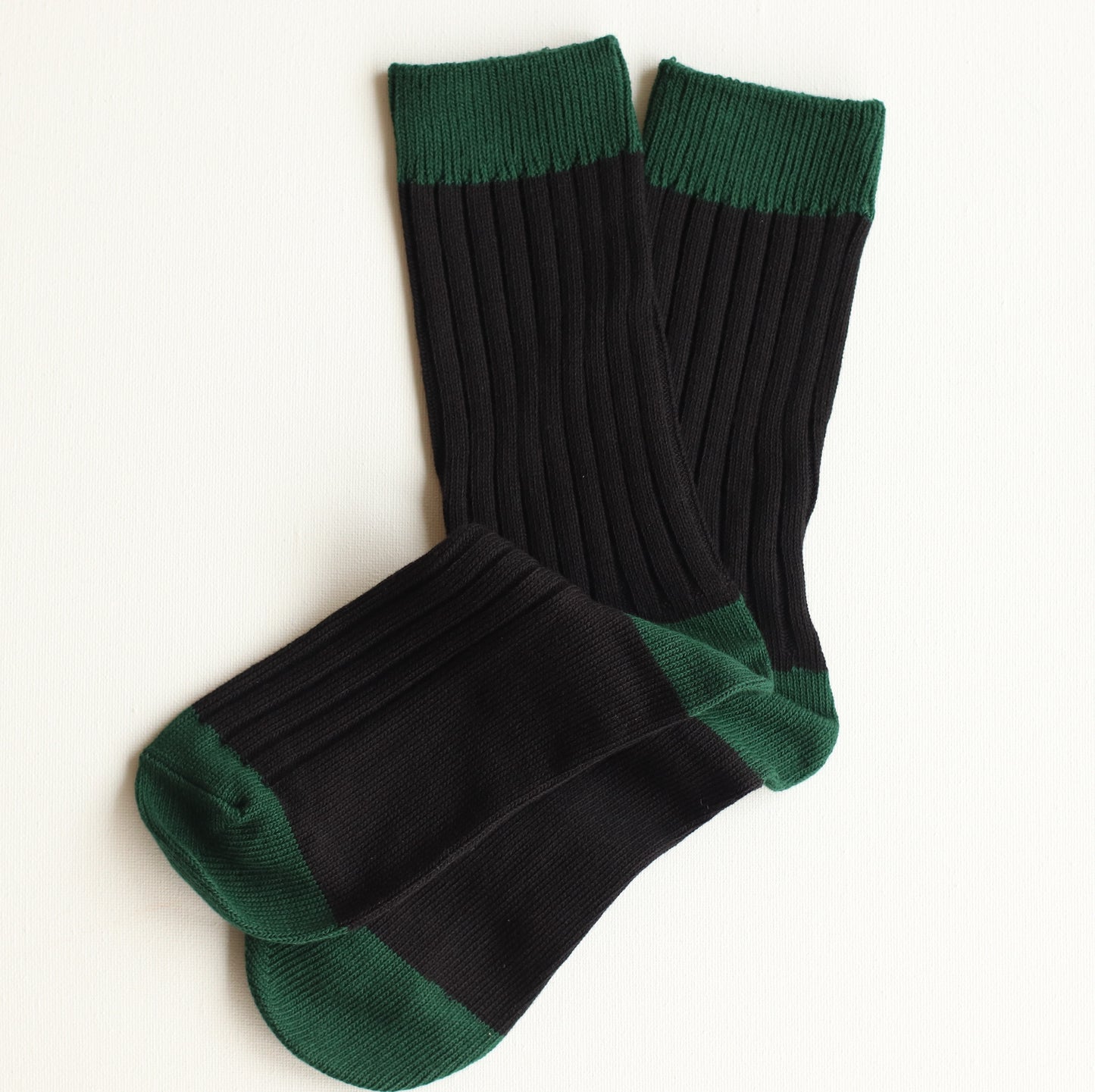 Tiepology | Two Tone Socks, Green