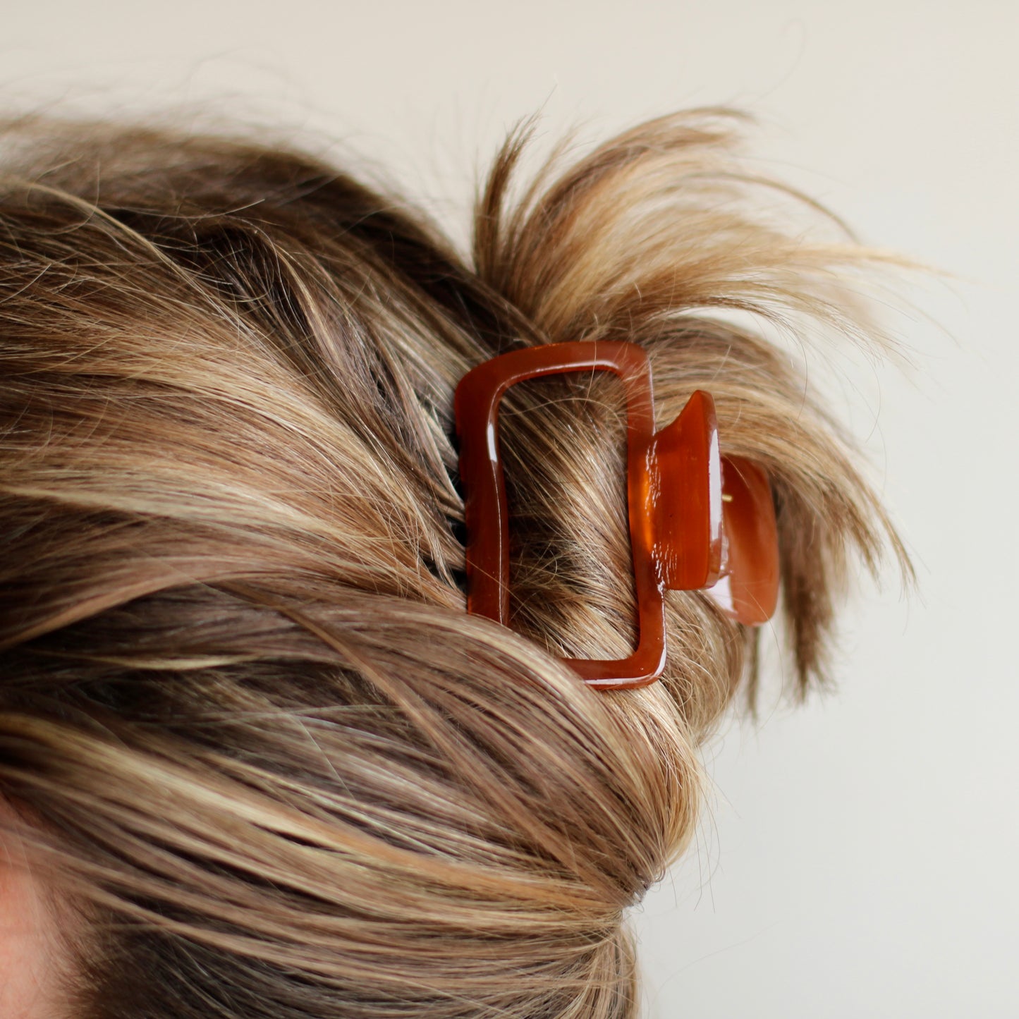 Anarchy | Rectangle Frame Hair Clip in Spice