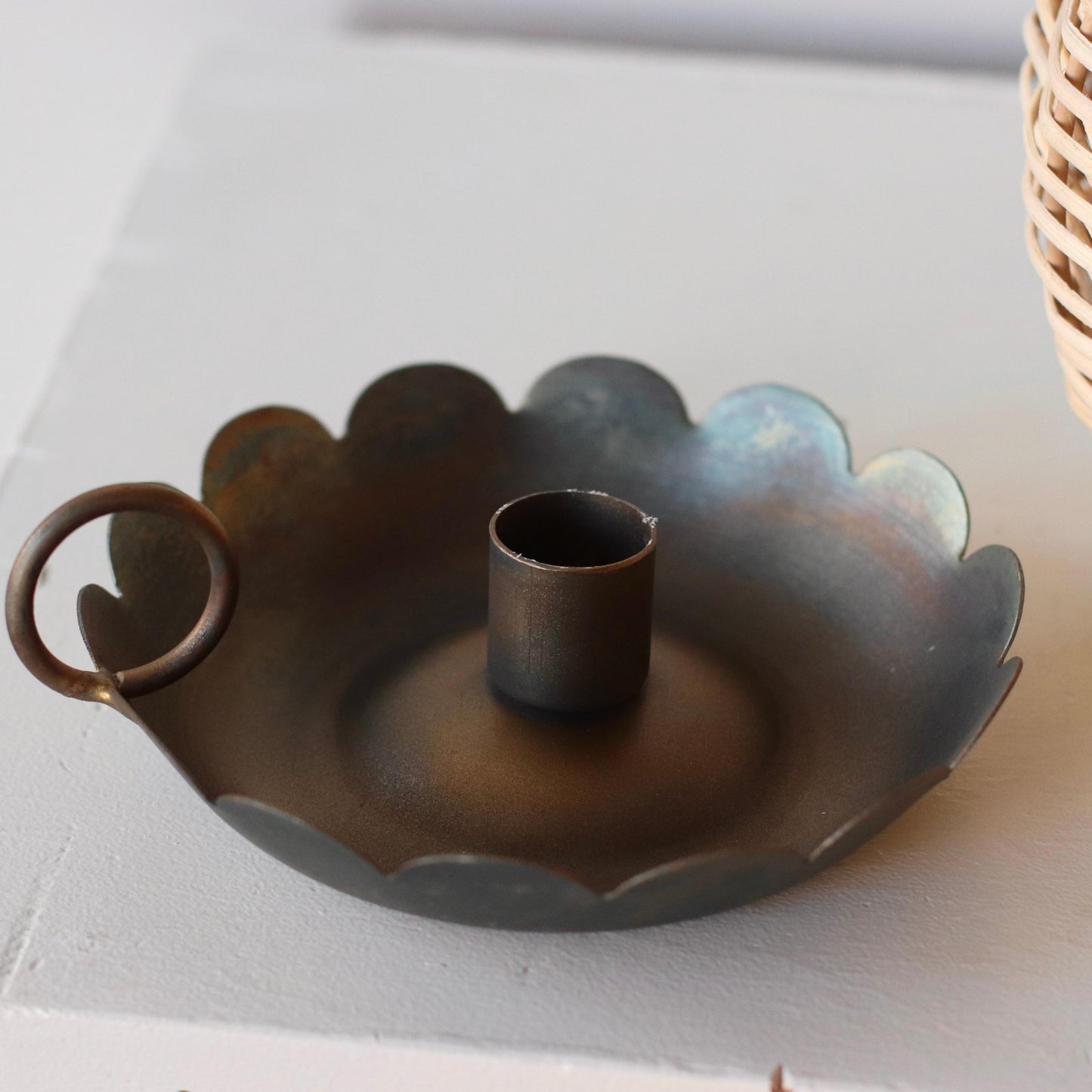 Dune Decor | Scallop Edged Candleholder