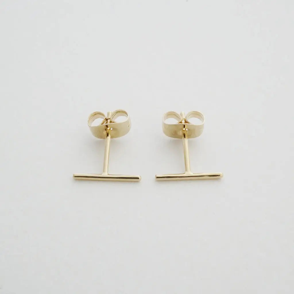 Honeycat Jewelry | Skinny Midi Bar Earrings