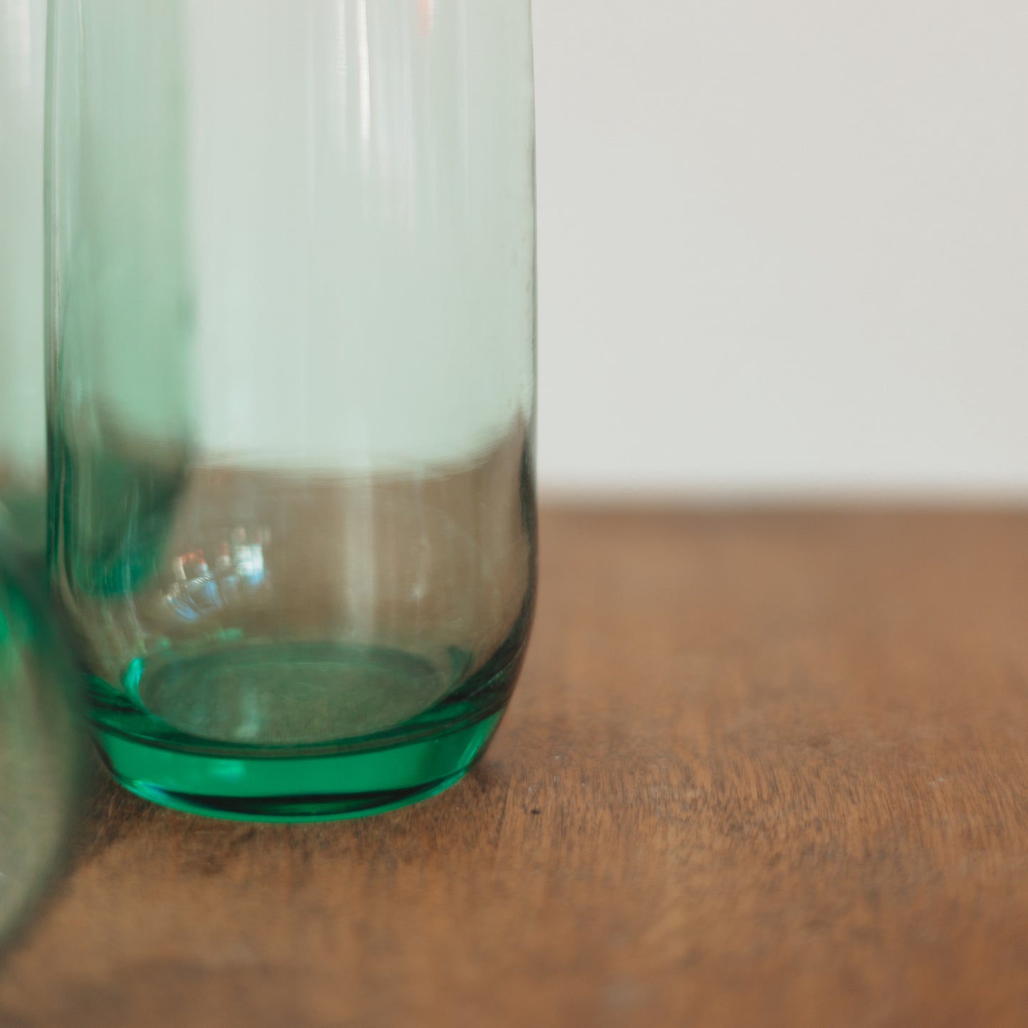 Anchor Hocking Newport Green Water Glasses, Set of 4