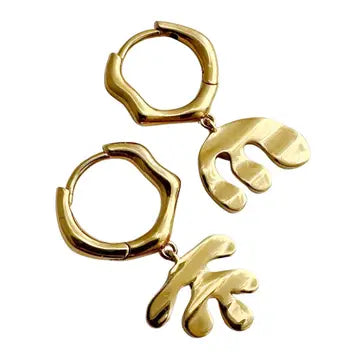 Honeycat Jewelry | Henri Hoops Earrings