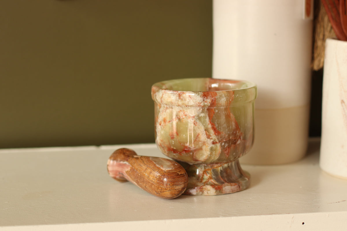 Dune Decor | Onyx Mortar and Pestle