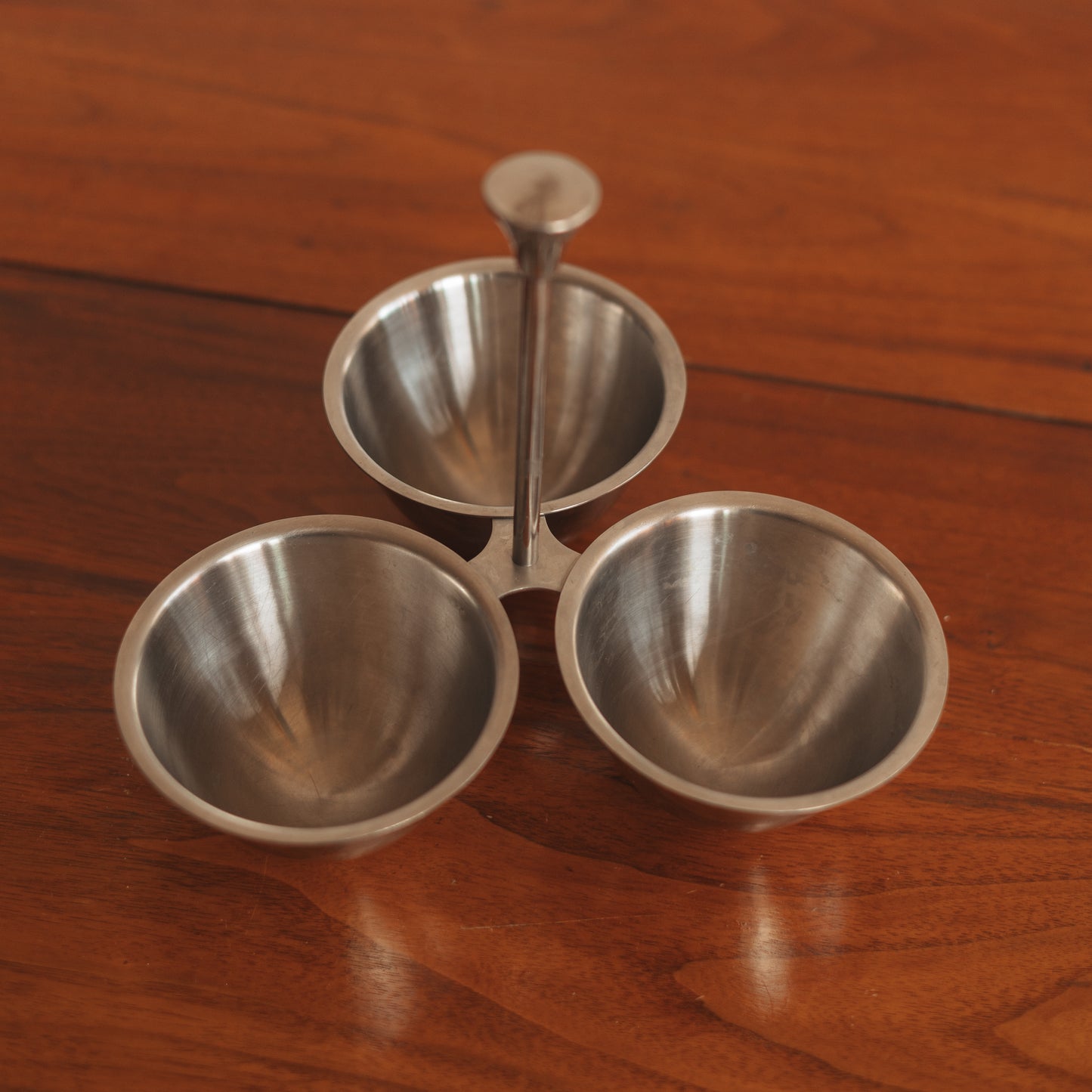 Stainless Steel Trio Condiment Dish