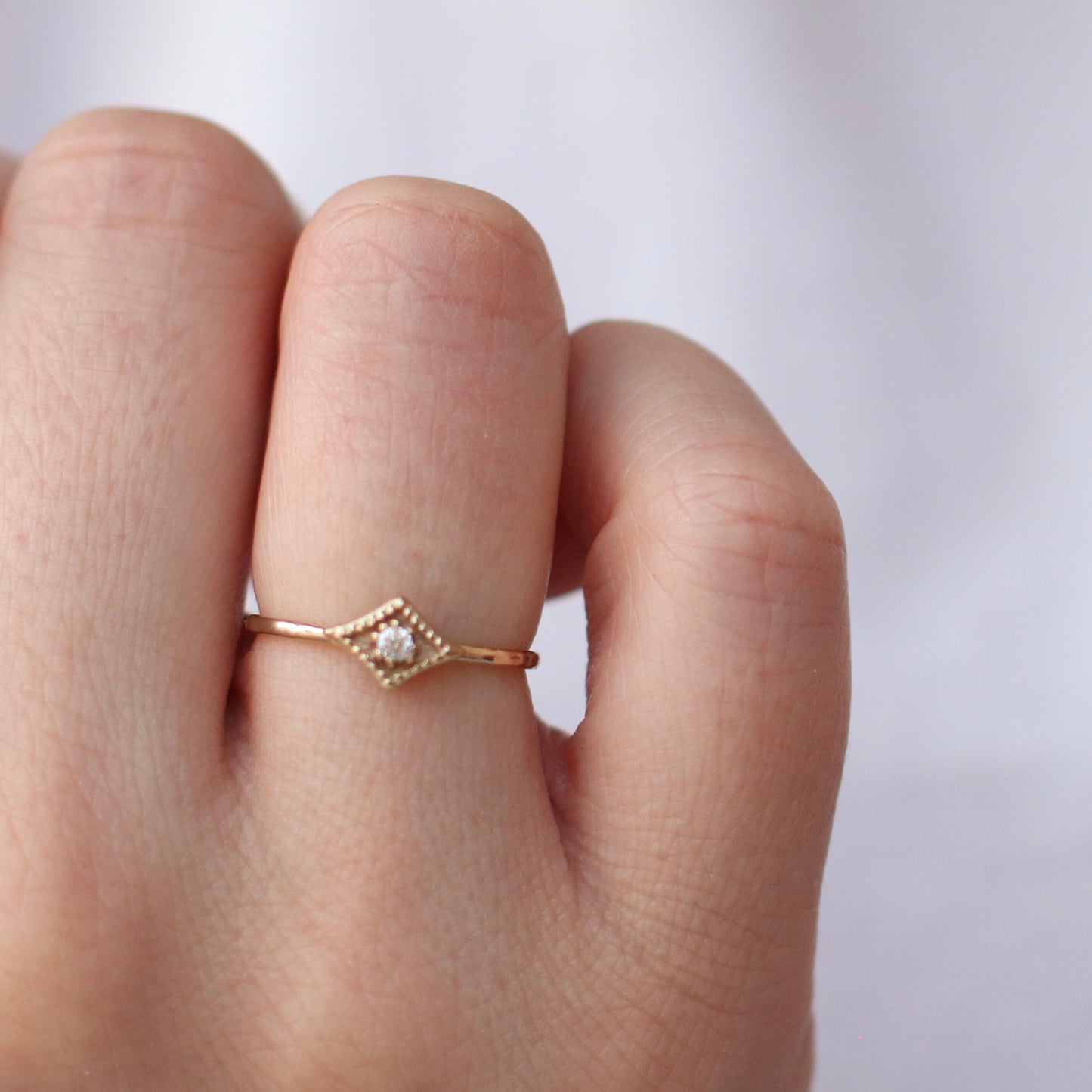 Baizaar | Brass Star Spark Ring