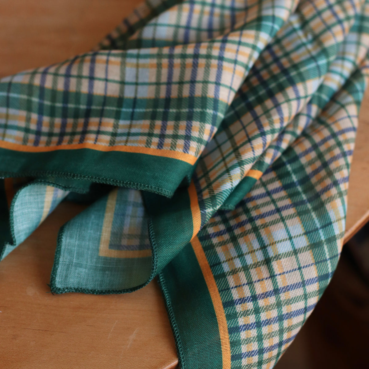 Dune Accessories | Vintage Inspired Plaid Scarf, Green