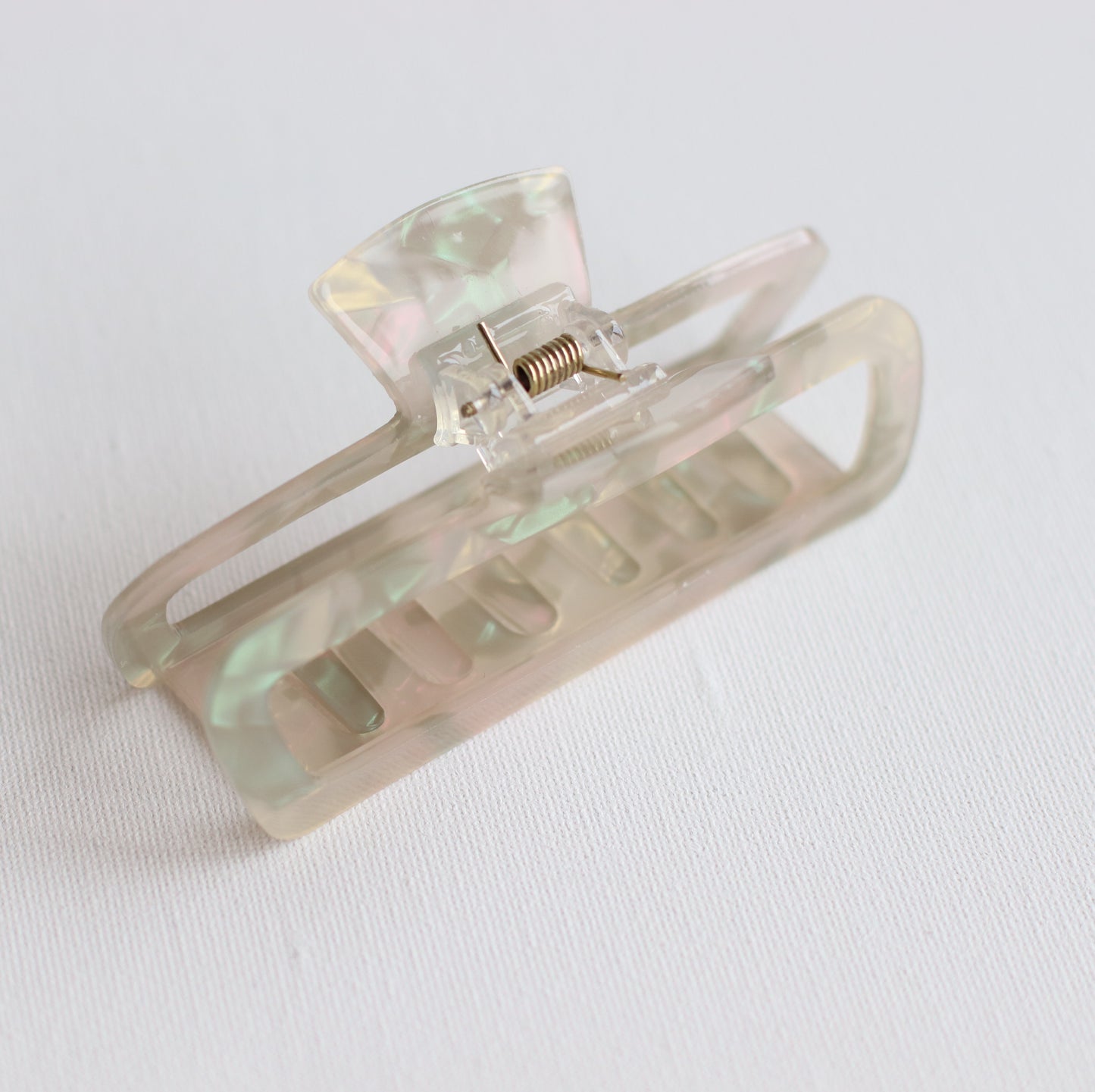 Anarchy | Rectangle Hair Clip in Abalone