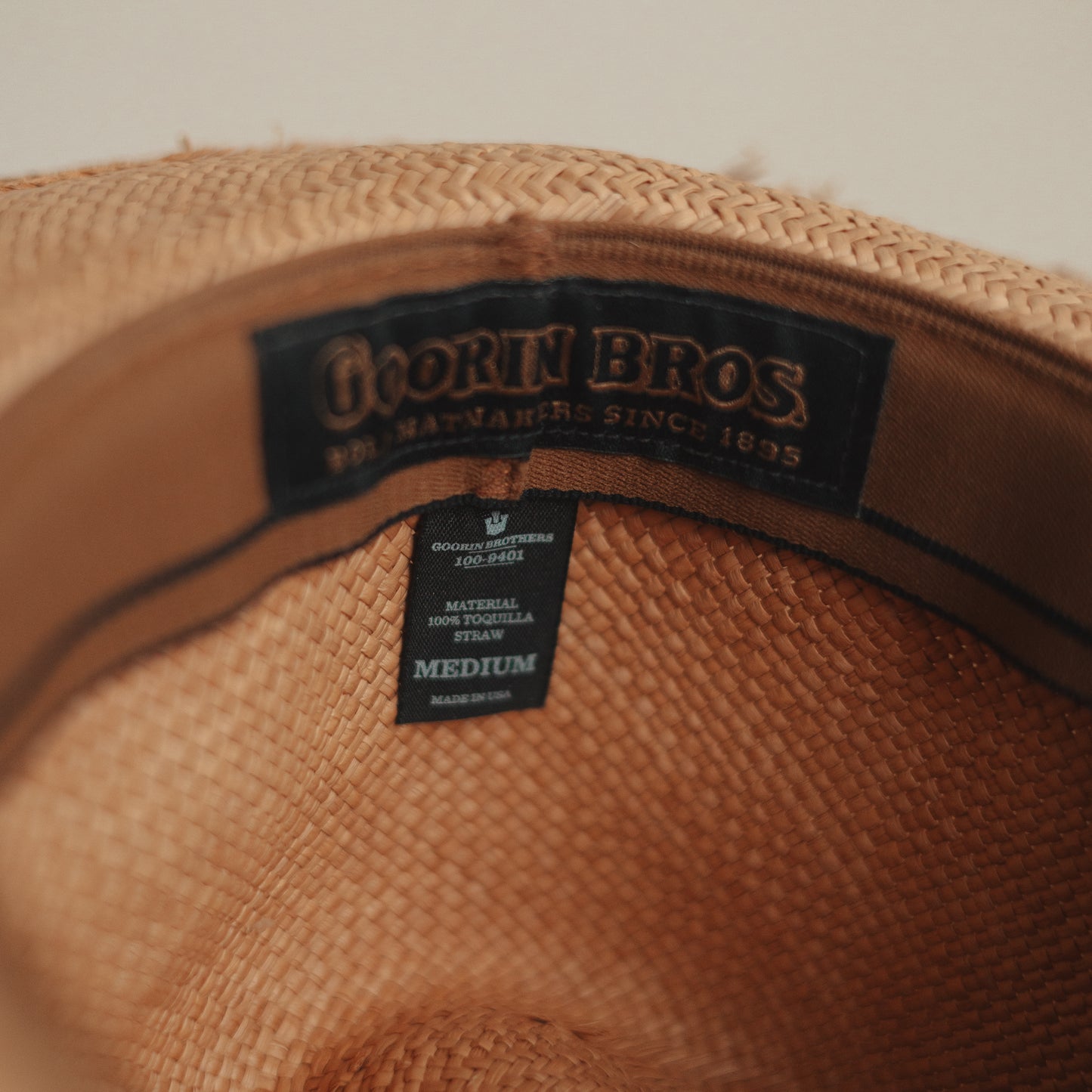 Goorin brothers Panama Fedora hat