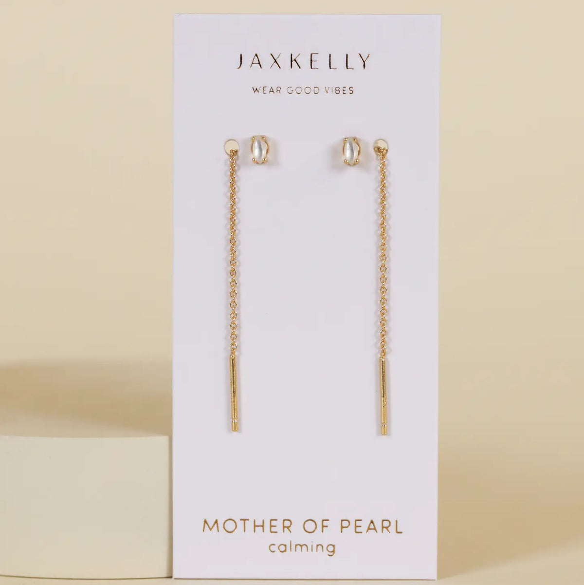 Jax Kelly | Studded Threaders, Mother of Pearl