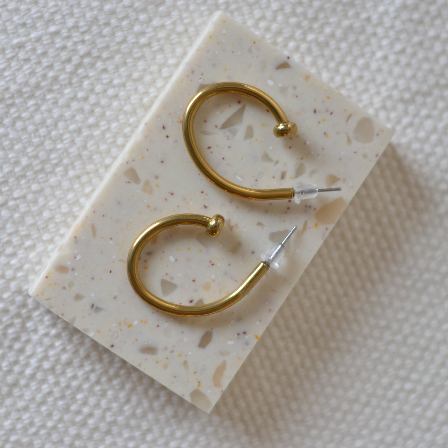 Brass Curved Half Hoops