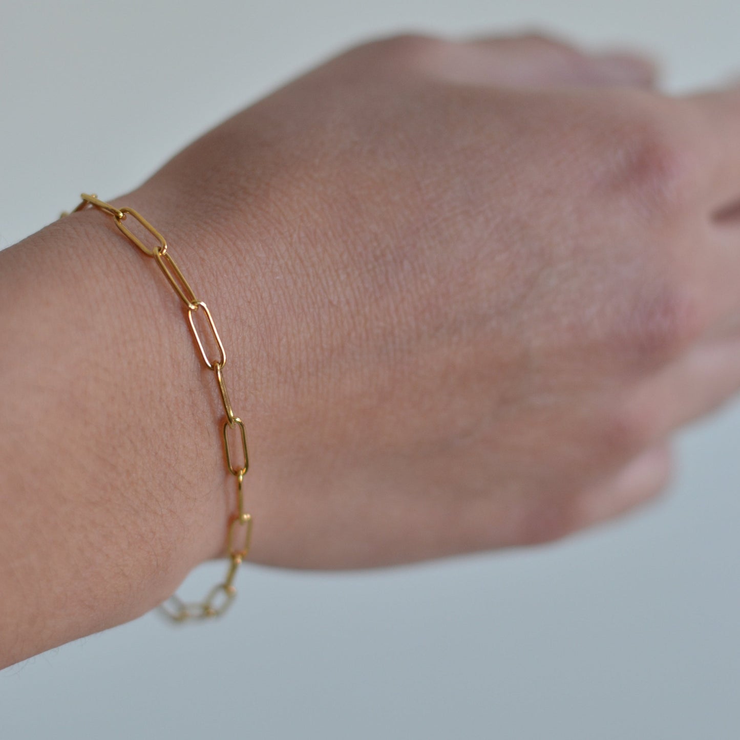 Bazou | Stainless Steel Paperclip Chain Bracelet