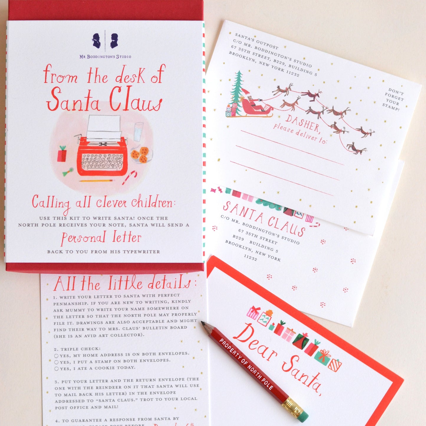 Mr. Boddington's Studio | Santa Writes Back Kit