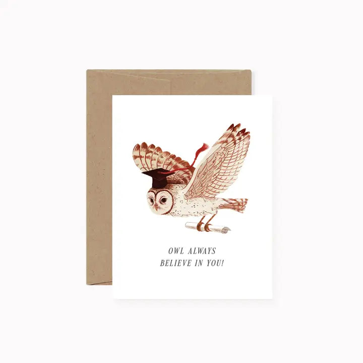 Botanica Paper | Owl Graduation Card