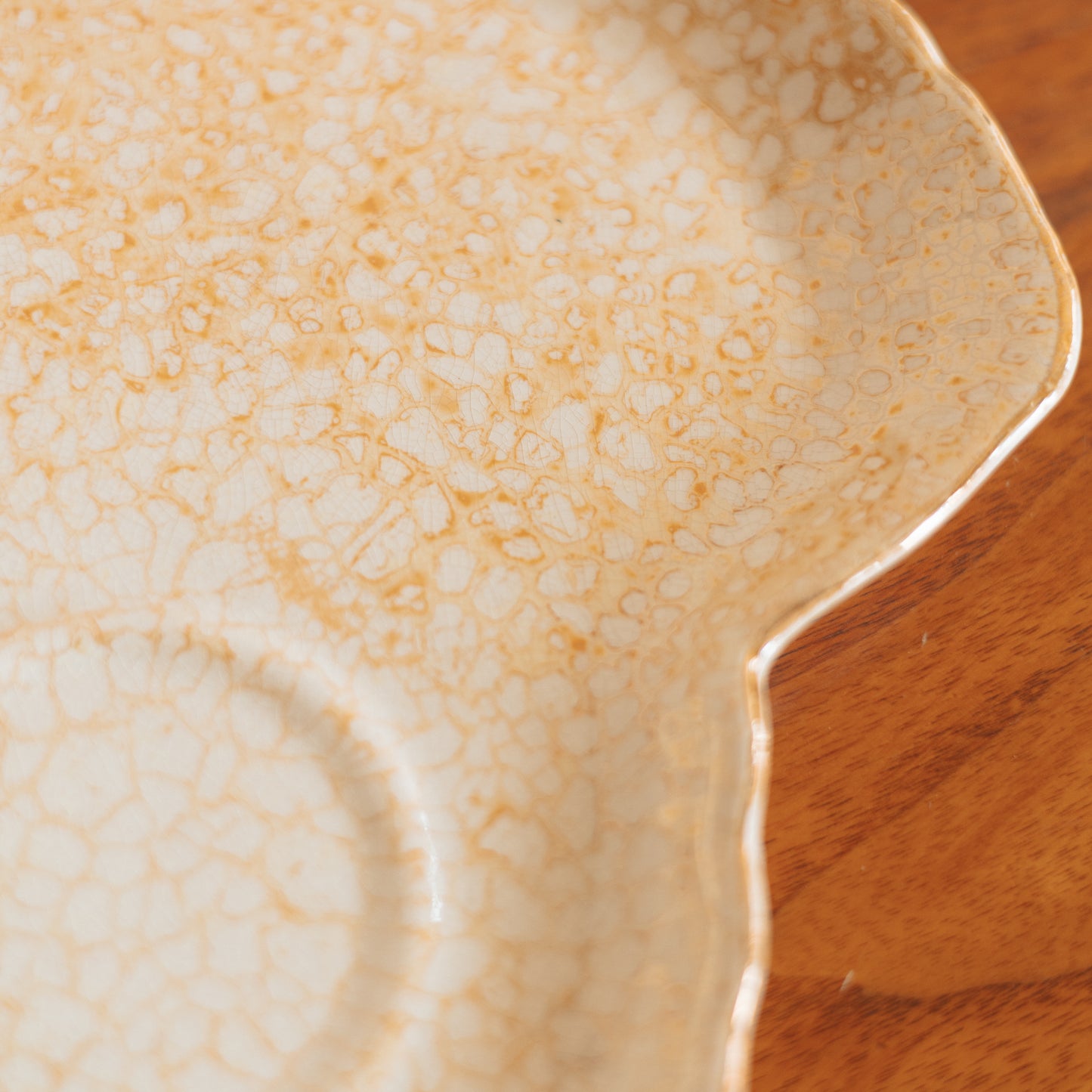Gold Marbled Trinket Plate