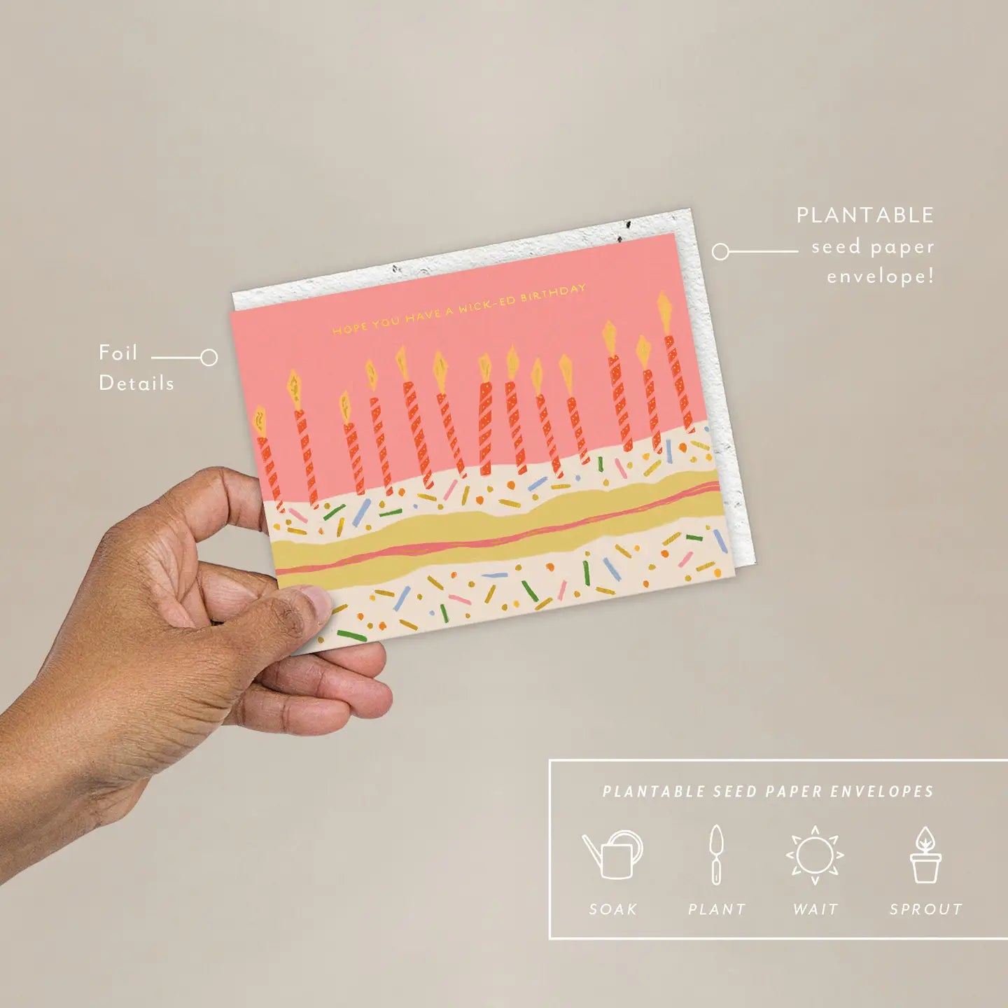 Seedlings | Hope you Have a Wick- ed Birthday