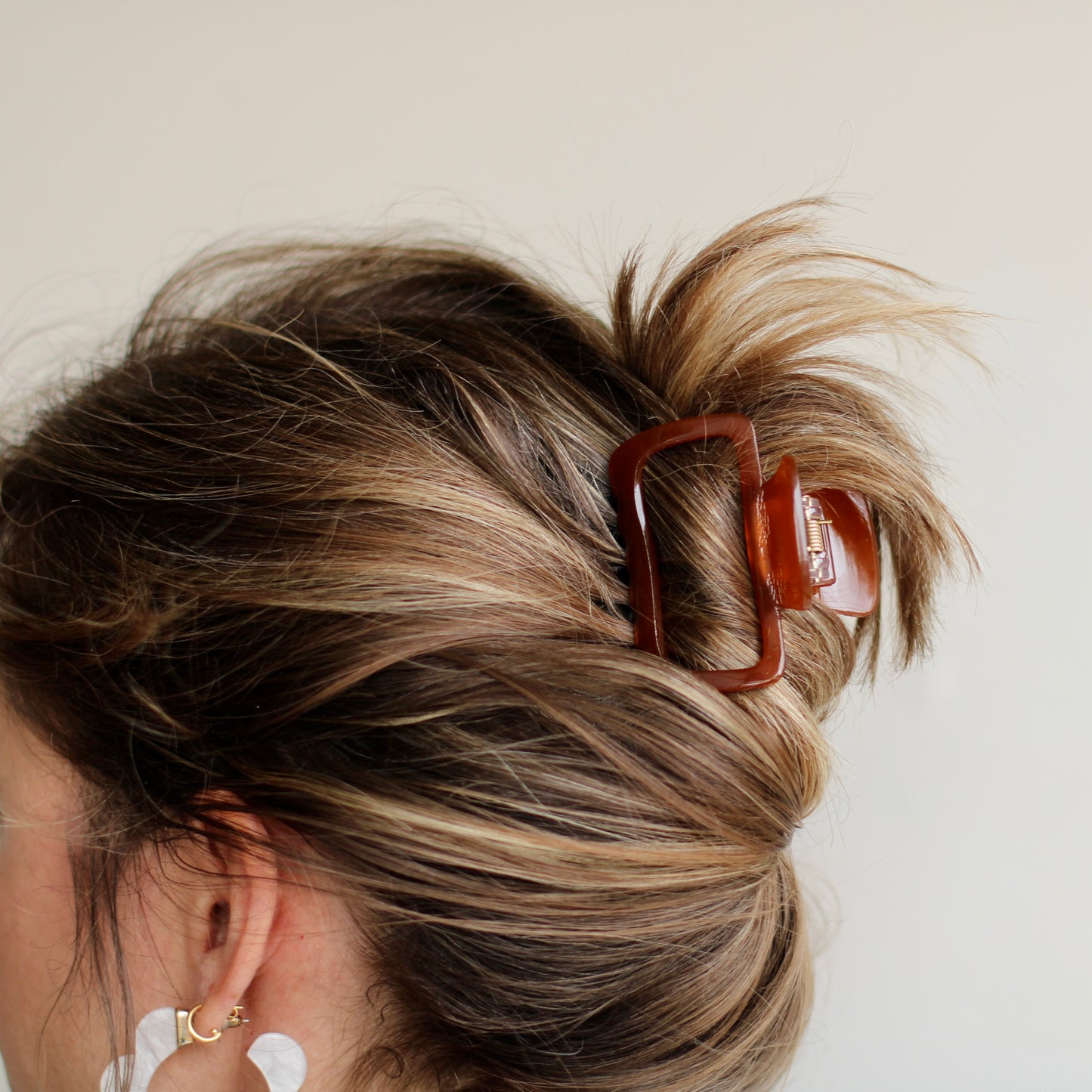 Anarchy | Rectangle Frame Hair Clip in Spice