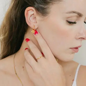 Honeycat Jewelry | Henri Hoops Earrings