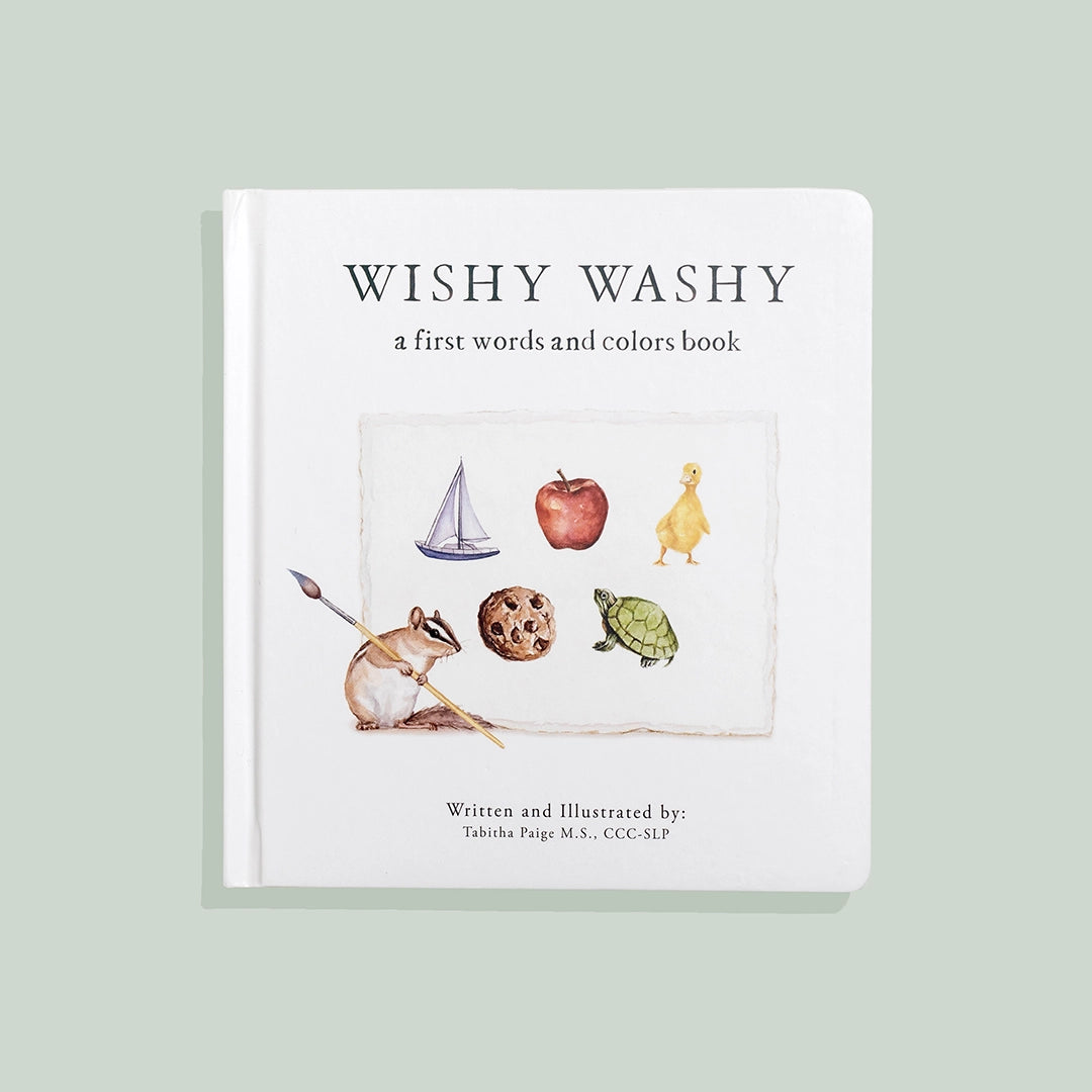 Page & Tate Co. | Wishy Washy, A First Words and Colors Book by Tabitha Paige