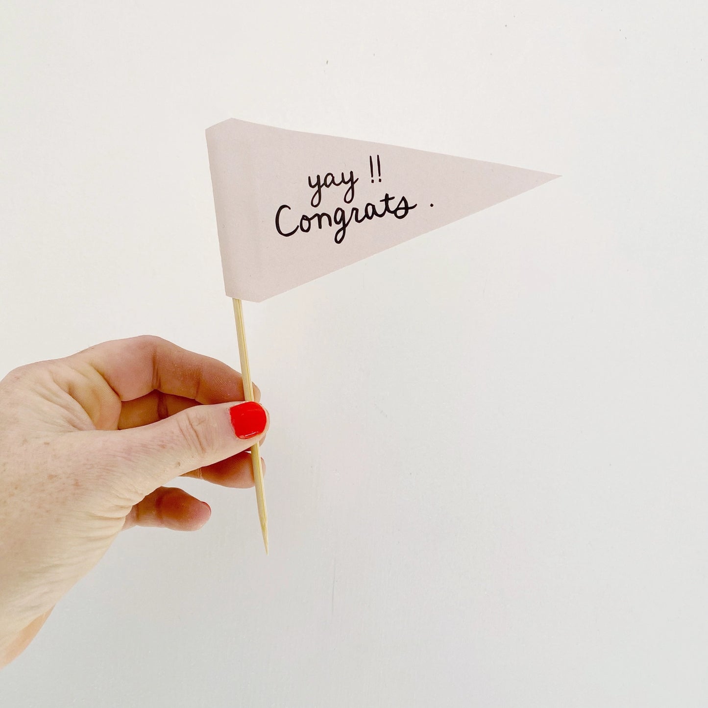 Handpicked Goods | Yay!! Congrats Pendant Flag