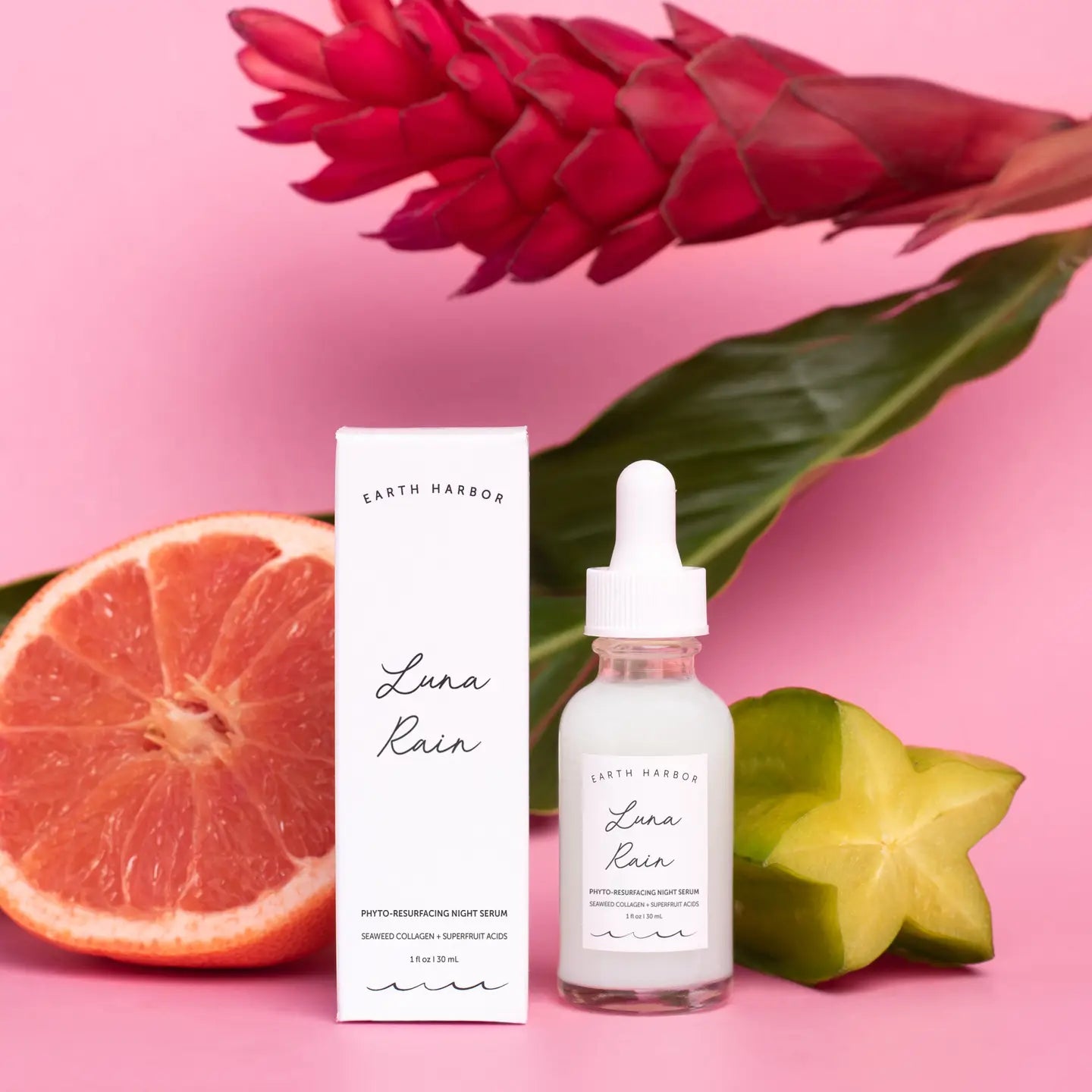 Earth Harbor | Luna Rain, Phyto-resurfacing Night Serum