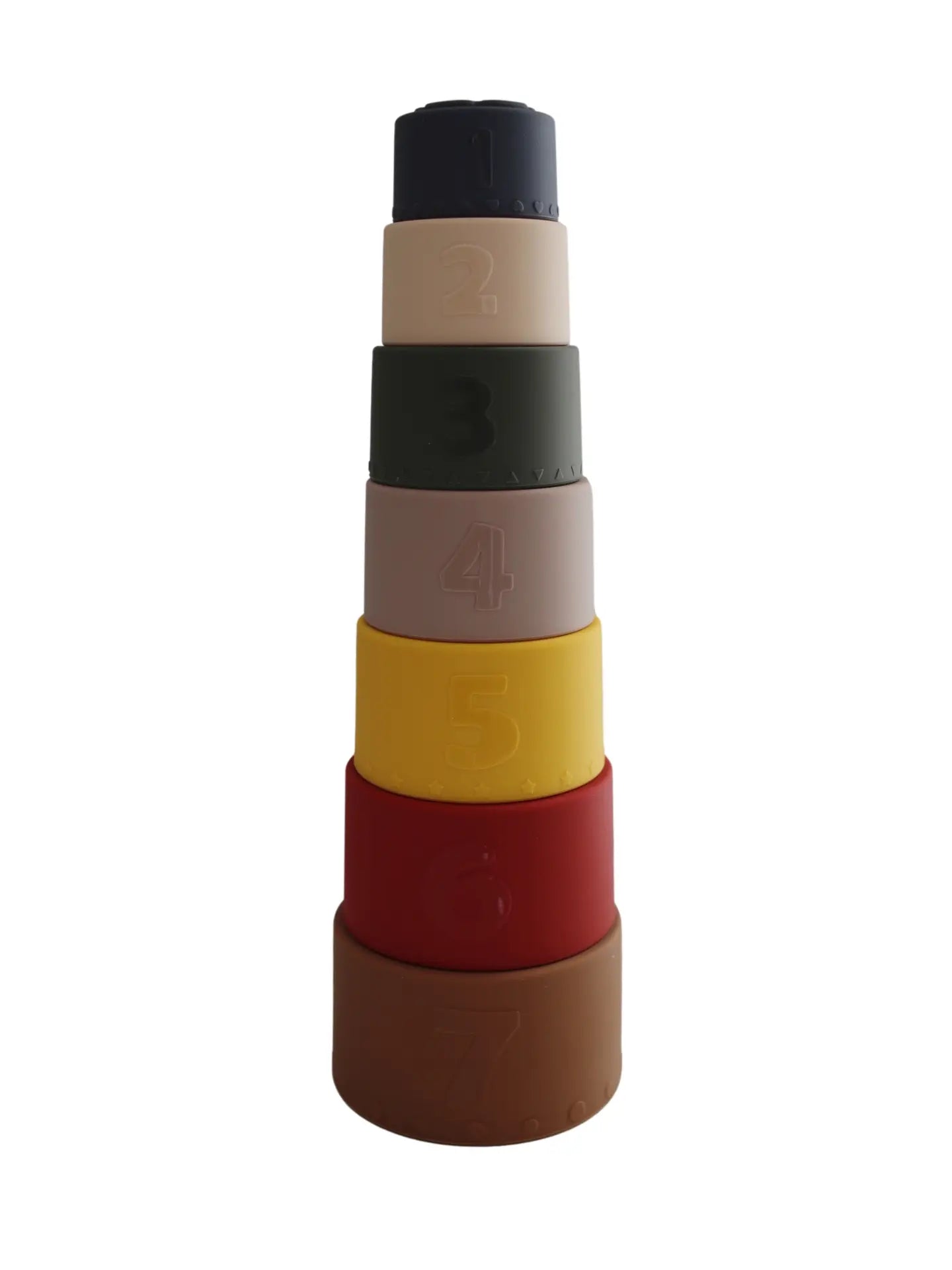 Marlowe & Co. | Retro Nesting Silicone Stacking Cups