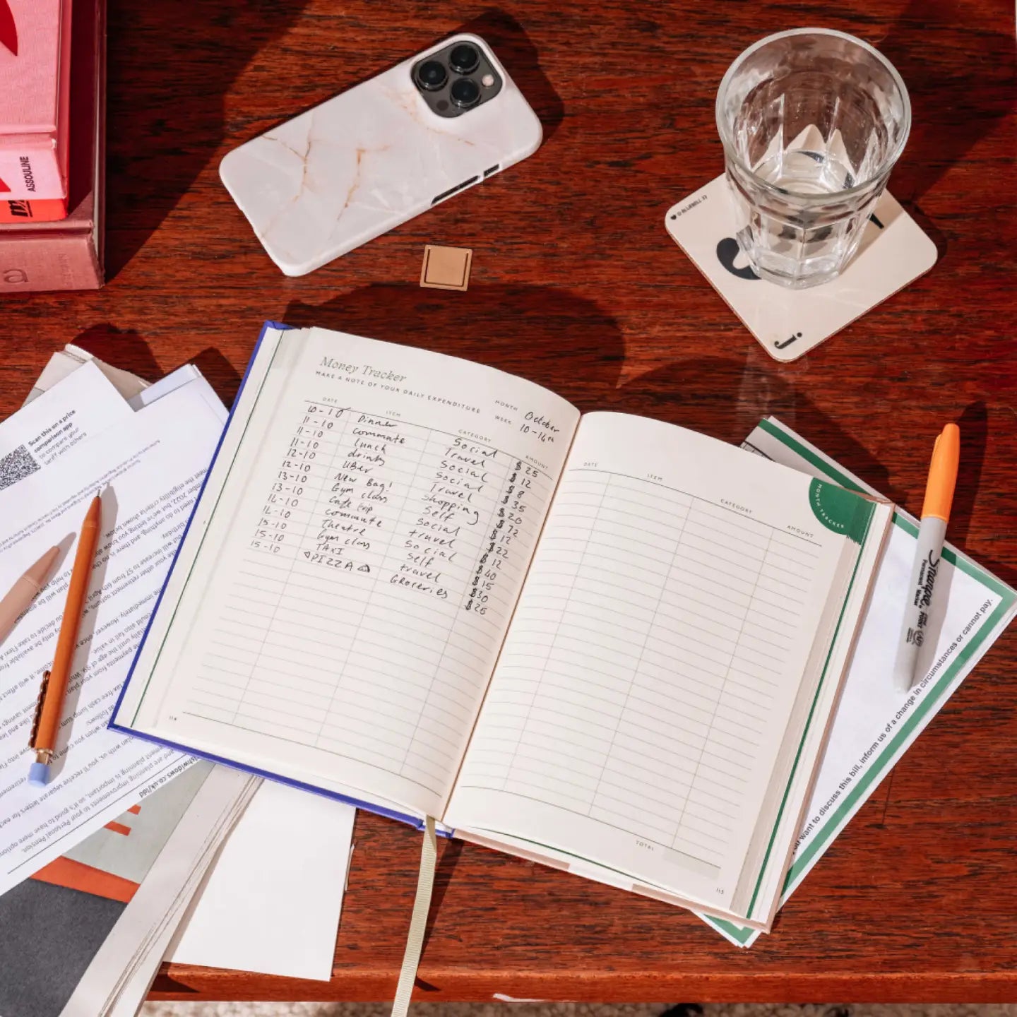 Papier | Guided Finance Planner, Hardback, A5