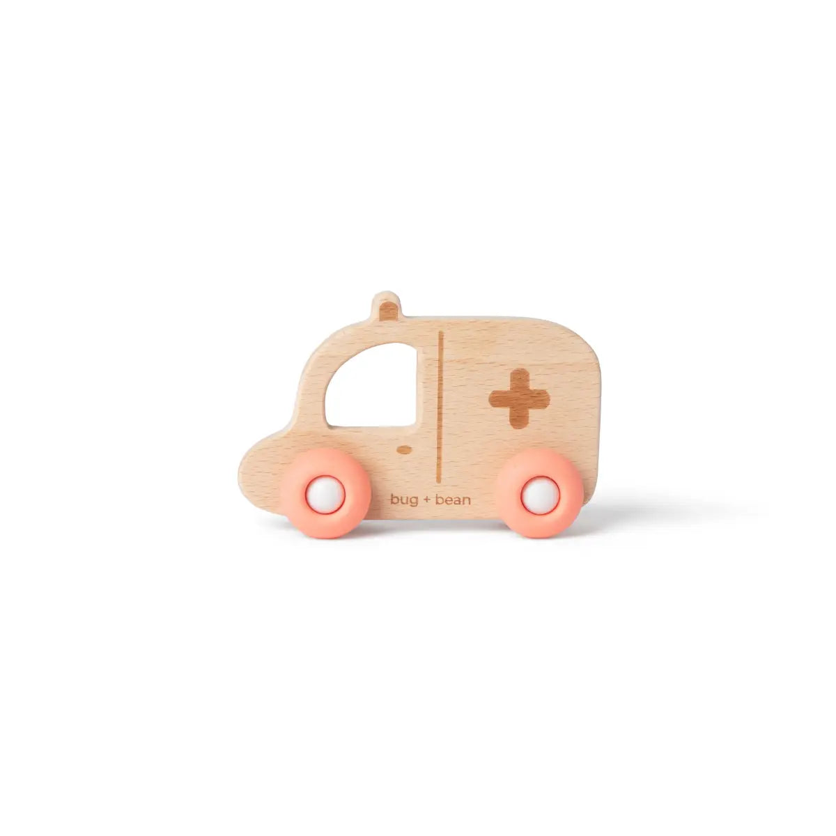 Bug + Bean Kids | Wooden Ambulance Toy