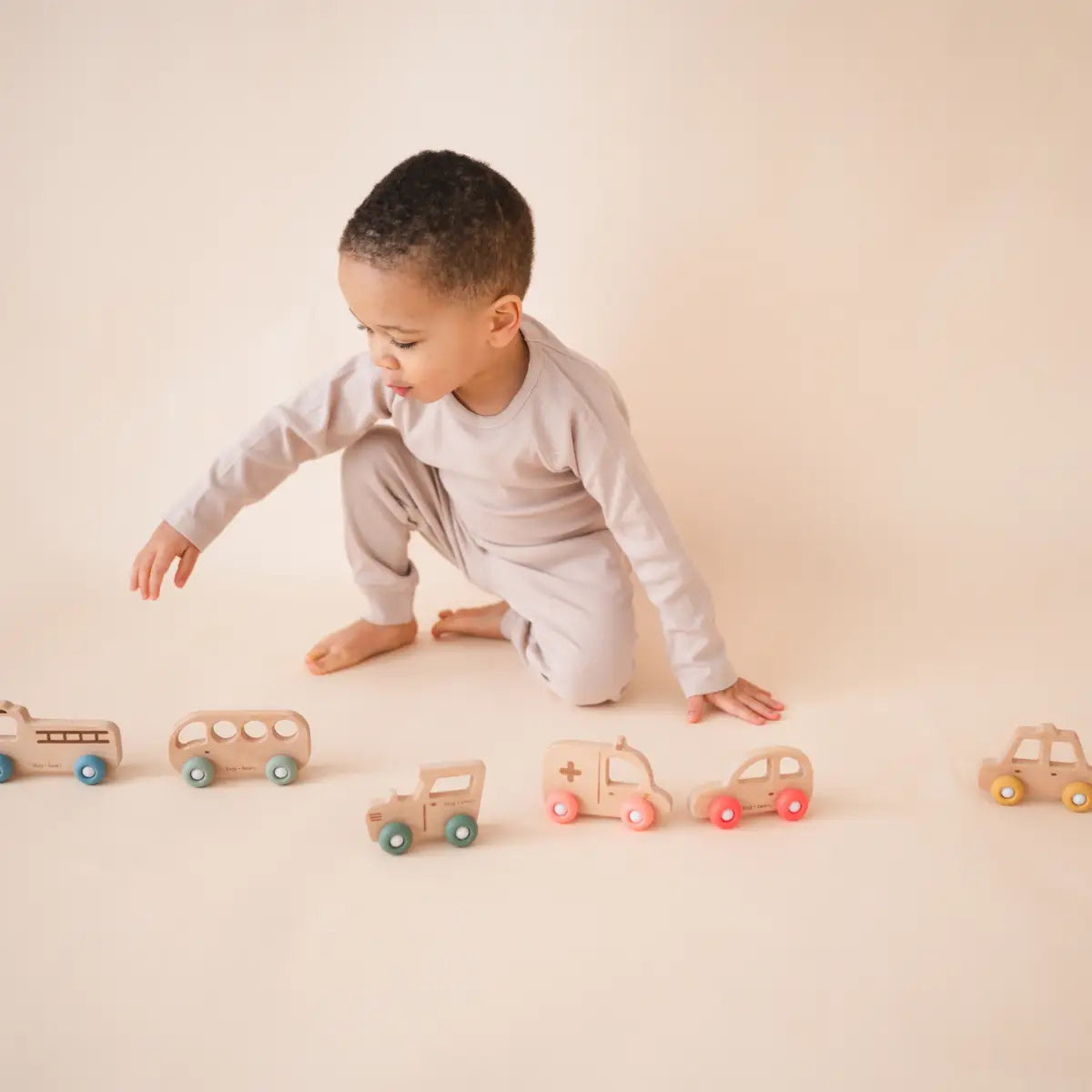 Bug + Bean Kids | Wooden Ambulance Toy