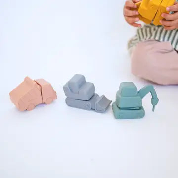 Bug + Bean Kids | Construction Bath Toy Set