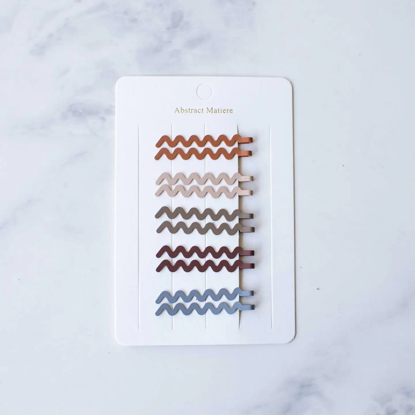 Tiepology | Wave Bobby Pin Set