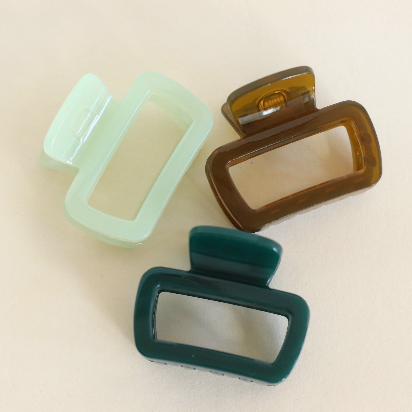 Diva | Small Rectangle Jelly Clip, Choose Your Color