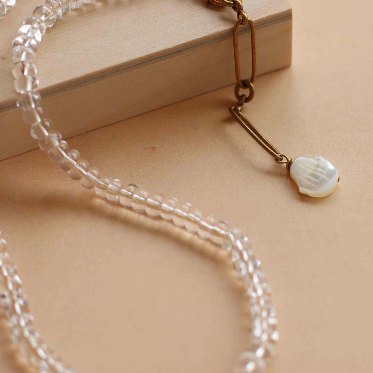 Cire' Alexandria | Clear Quartz Beaded Necklace
