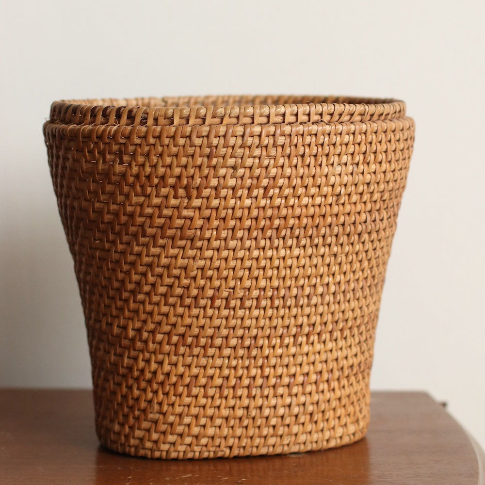 Tightly Woven Tall Basket, Planter
