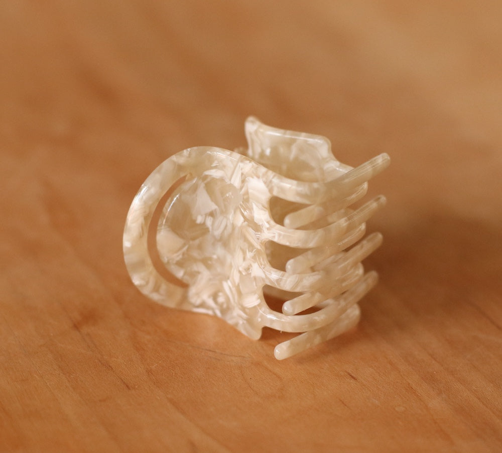 Dune Clips | Traditional Small Hair Clip, Cream