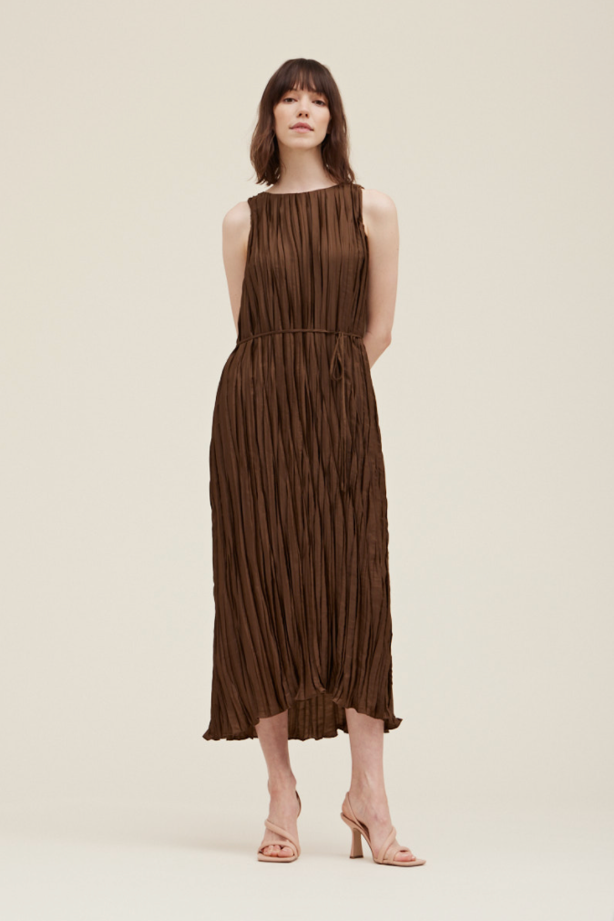 Grade & Gather | Pleated Holiday Dress
