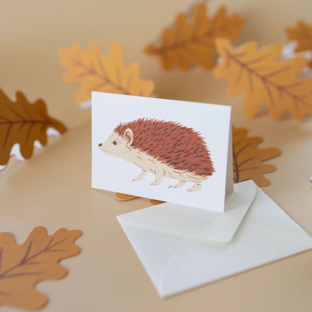 Botanica Paper | Mini Card, Hedgehog